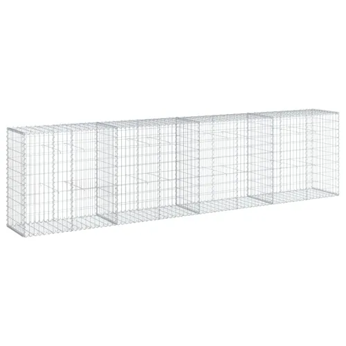 Gabion - Gabion ograde - Gabionska košara s poklopcem 400x50x100 cm pocinčano željezo - 400 x 50 x 100 cm Cijena