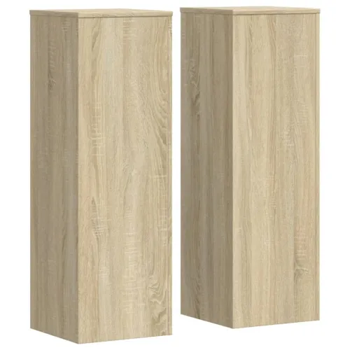 Stalak za biljke 2 kom. Hrast sonoma 33 x 33 x 100 cm - Hrast sonoma 33 x 33 x 100 cm Cijena