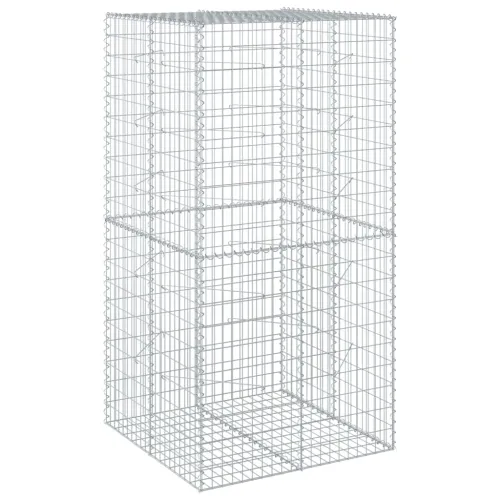 Gabion - Gabion ograde - Gabionska košara s poklopcem 100x100x200 cm pocinčano željezo - 100 x 100 x 200 cm 1 100 x 100 x 200 cm Cijena