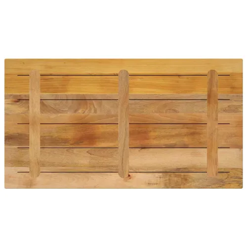 Stolna ploča 100x60x2,5 cm pravokutna masivno grubo drvo manga - Grubo drvo manga (prirodno) 100 x 60 cm 1 25 mm Cijena