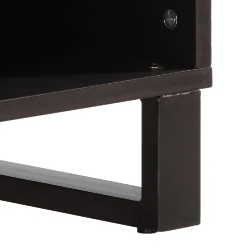 TV ormarić 100 x 34 x 46 cm od masivnog grubog drva manga - Prirodna 1 Grubo masivno drvo manga Prirodna Cijena