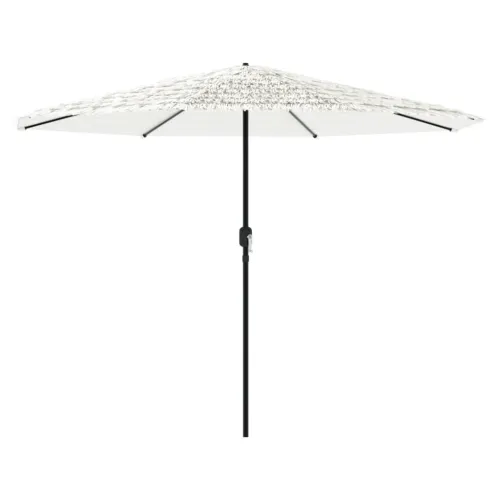 Vrtni suncobran s čeličnom šipkom bijeli 324x324x247 cm - Bijela 324 x 324 x 247 cm 1 Cijena