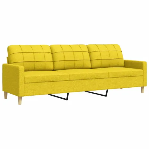 Trosjed od tkanine svjetložuti 210 cm - Svjetložuta 210 cm Cijena