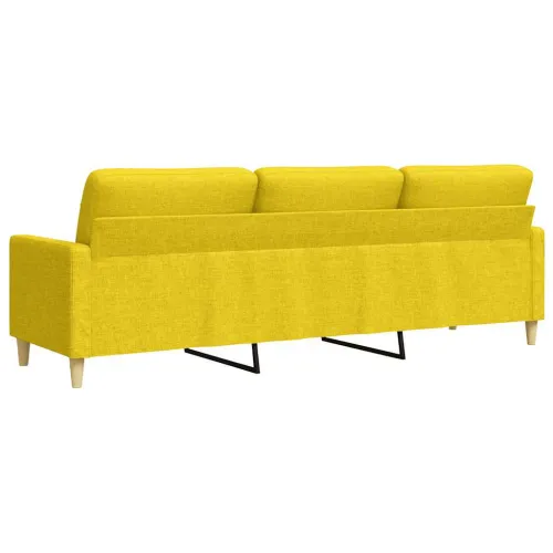 Trosjed od tkanine svjetložuti 210 cm - Svjetložuta 210 cm Cijena