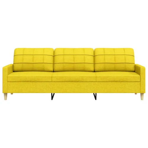 Trosjed od tkanine svjetložuti 210 cm - Svjetložuta 210 cm Cijena