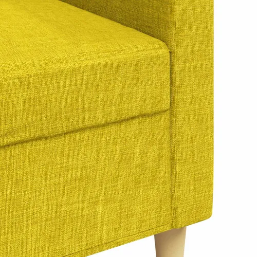 Trosjed od tkanine svjetložuti 210 cm - Svjetložuta 210 cm Cijena