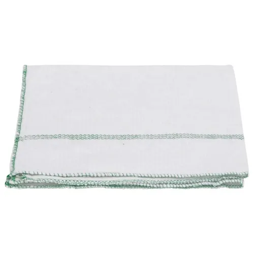 Krpe za čišćenje 10 kom bijele sa zelenim prugama 50 x 60 cm - 10 Cijena