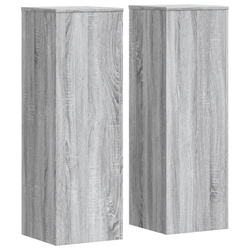 Stalci za biljke 2 kom siva boja hrasta 33 x 33 x 100 cm drveni - Sivi hrast sonoma 33 x 33 x 100 cm 2 Siva Sonoma Cijena