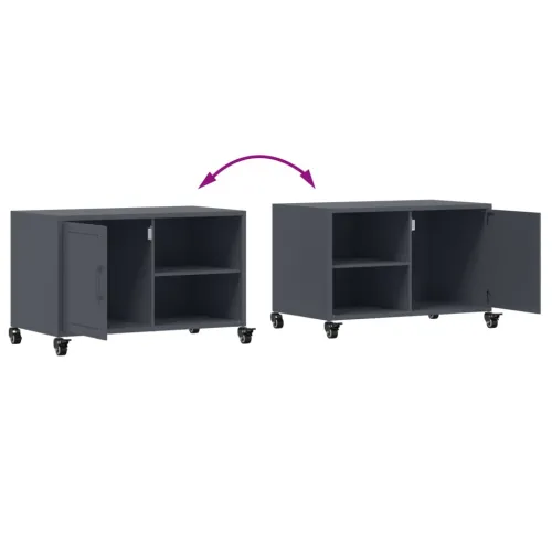 TV ormarić antracit 68x39x43,5 cm čelik - Antracit 1 Cijena
