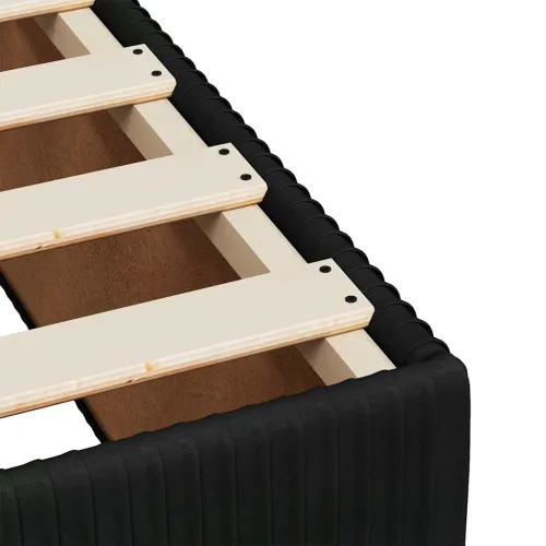 Box spring krevet s madracem crni 100x200 cm baršunasti - Crna 100 x 200 cm Blok s kvadratima Cijena