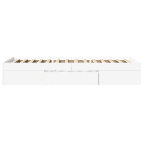 Okvir za krevet bijeli 90x190 cm konstruirano drvo - Bijela 90 x 190 cm Cijena