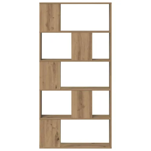 Regal za knjige s 5 razina boja hrasta 80,5x23,5x162,5cm drveni - Boja hrasta 80.5 cm Cijena