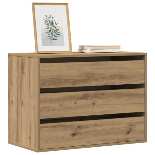 Kutna komoda s ladicama boja artisian hrast 80x41x58 cm drveni - Boja hrasta 80 x 41 x 58 cm Cijena