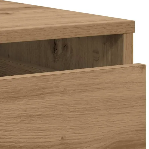 Kutna komoda s ladicama boja artisian hrast 80x41x58 cm drveni - Boja hrasta 80 x 41 x 58 cm Cijena