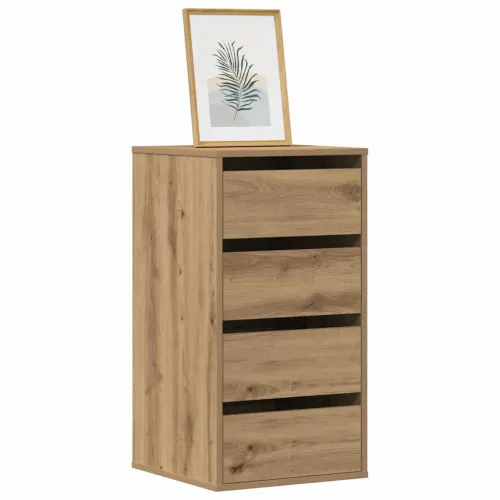 Kutna komoda s ladicama boja artisian hrast 40x41x76 cm drveni - Boja hrasta 40 x 41 x 76 cm Cijena