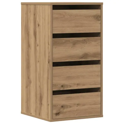 Kutna komoda s ladicama boja artisian hrast 40x41x76 cm drveni - Boja hrasta 40 x 41 x 76 cm Cijena