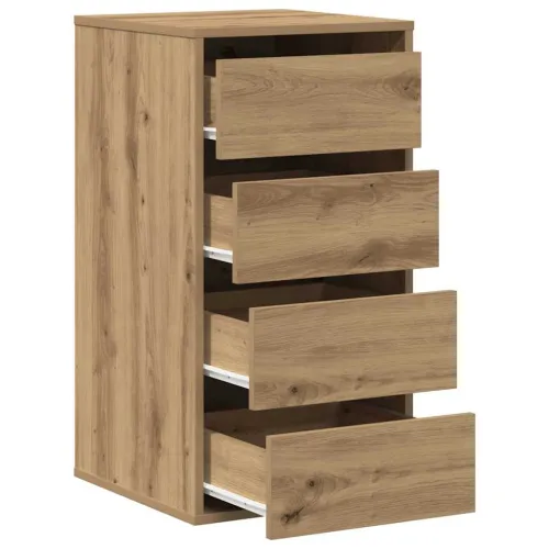 Kutna komoda s ladicama boja artisian hrast 40x41x76 cm drveni - Boja hrasta 40 x 41 x 76 cm Cijena