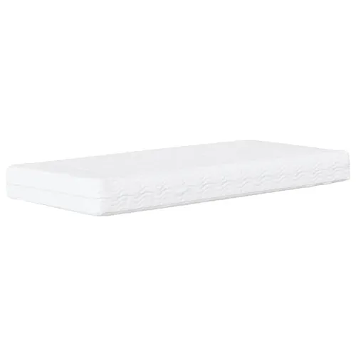 Madrac od pjene bijeli 100 x 220 cm tvrdoća H2 H3 - 100 x 220 cm Cijena