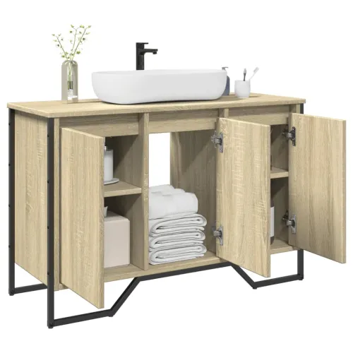 Ormarić za Lavabo - Umivaonik boja hrasta sonome 91 x 35 x 60 cm drveni - Sonoma hrast Cijena