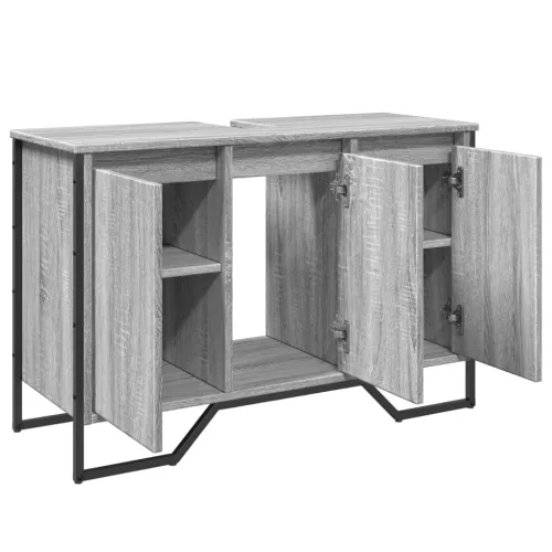 Ormarić za Lavabo - Umivaonik boja hrasta 91x35x60 cm konstruirano drvo - Sivi hrast sonoma Cijena