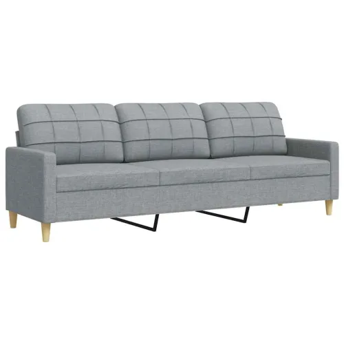 Trosjed od tkanine svjetlosivi 210 cm - Svjetlosiva 210 cm Cijena