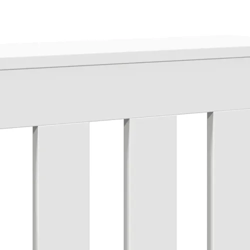 Pokrivač radijatora Bijela 149 x 20 x 82 cm Konstruirano drvo - Bijela 149 x 20 x 82 cm Okomite letvice Cijena