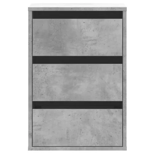 Kutni ladičar siva boja betona 40x41x58 cm konstruirano drvo - Beton siva 40 x 41 x 58 cm Cijena