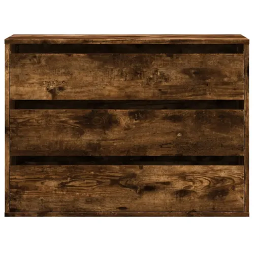 Kutna komoda s ladicama boja dimljenog hrasta 80x41x58cm drveni - Dimljeni hrast 80 x 41 x 58 cm Cijena