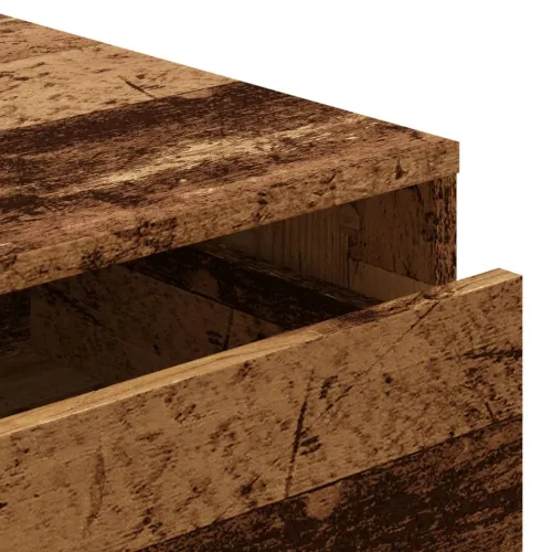 Kutna komoda s ladicama boja staro drvo 40x41x76 cm drveni - Staro drvo 40 x 41 x 76 cm Cijena
