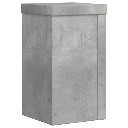 Stalci za biljke 2 kom siva boja betona 10 x 10 x 18 cm drveni - Betonska siva 10 x 10 x 18 cm Cijena