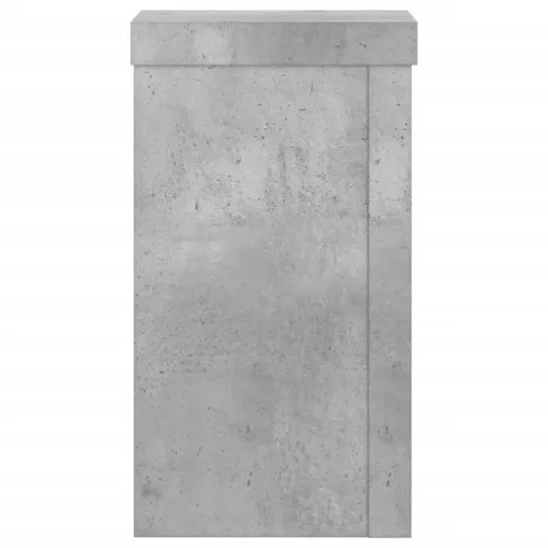 Stalci za biljke 2 kom siva boja betona 10 x 10 x 18 cm drveni - Betonska siva 10 x 10 x 18 cm Cijena