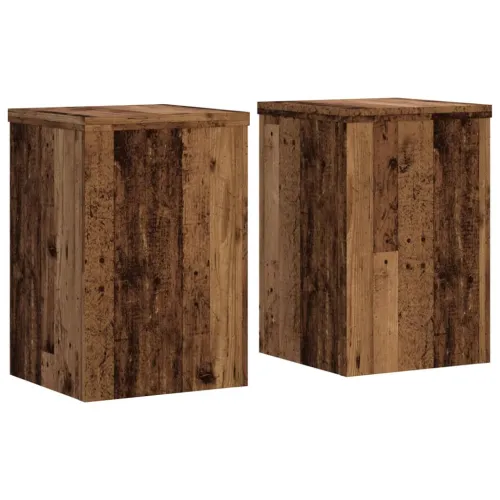 Stalci za biljke 2 kom 25x25x35 cm konstruirano drvo - Staro drvo 25 x 25 x 35 cm Cijena