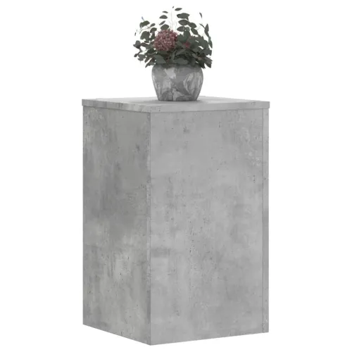 Stalci za biljke 2 kom siva boja betona 30x30x50 cm drveni - Betonska siva 30 x 30 x 50 cm Cijena