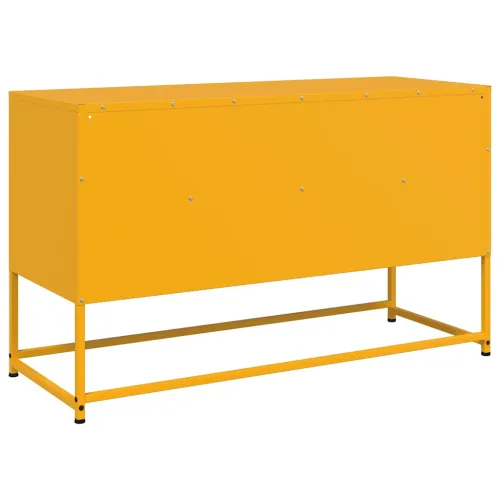 TV ormarić boja senfa 100,5 x 39 x 60,5 cm čelični - Žuta 1 Cijena