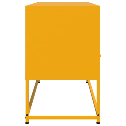 TV ormarić boja senfa 100,5 x 39 x 60,5 cm čelični - Žuta 1 Cijena