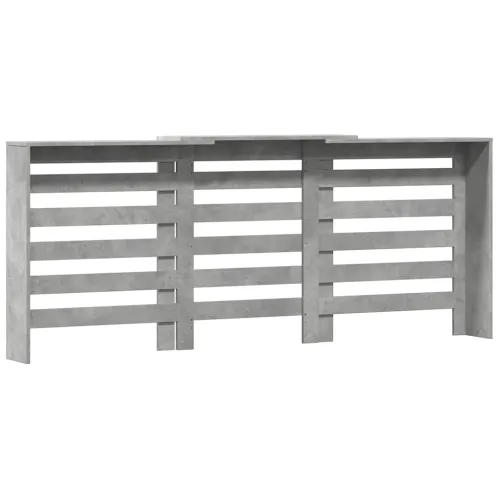 Maska za radijator - Pokrov za radijator hrasta sonome 205x21,5x83,5 cm - Betonska siva 205 x 21,5 x 83,5 cm vodoravne letvice Cijena