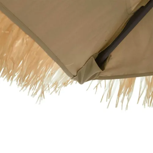 Vrtni suncobran LED s čeličnom šipkom smeđi 246 x 246 x 230 cm - 246 x 246 x 230 cm Cijena