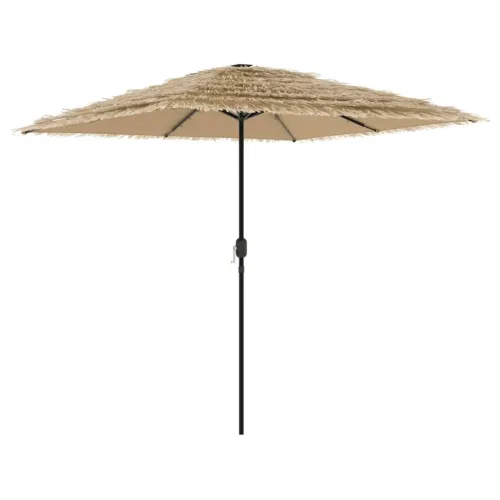 Vrtni suncobran LED s čeličnom šipkom smeđi 248x248x248 cm - 248 x 248 x 248 cm Cijena