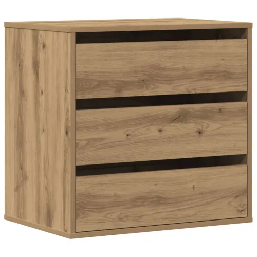 Kutna komoda s ladicama boja artisian hrast 60x41x58 cm drveni - Boja hrasta 60 x 41 x 58 cm Cijena