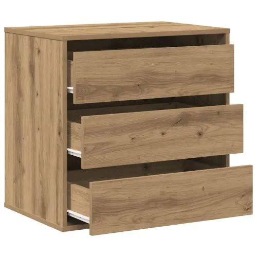 Kutna komoda s ladicama boja artisian hrast 60x41x58 cm drveni - Boja hrasta 60 x 41 x 58 cm Cijena