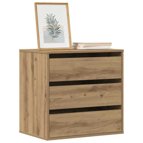 Kutna komoda s ladicama boja artisian hrast 60x41x58 cm drveni - Boja hrasta 60 x 41 x 58 cm Cijena