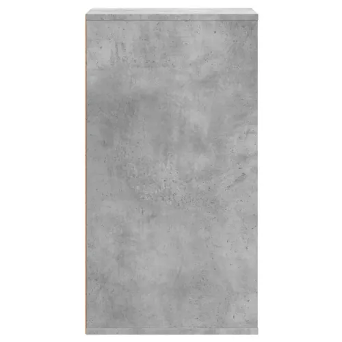 Kutna komoda s ladicama siva boja betona 40x41x76 cm drveni - Beton siva 40 x 41 x 76 cm Cijena