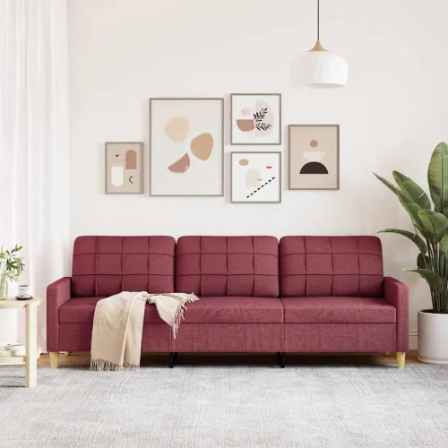 Trosjed od tkanine crvena boja vina 210 cm - Boja crnog vina 210 cm Cijena