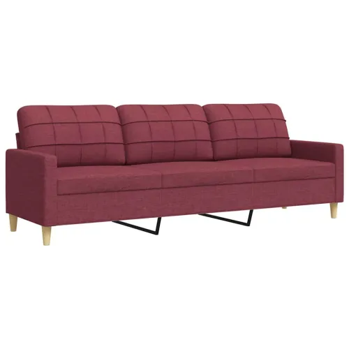 Trosjed od tkanine crvena boja vina 210 cm - Boja crnog vina 210 cm Cijena