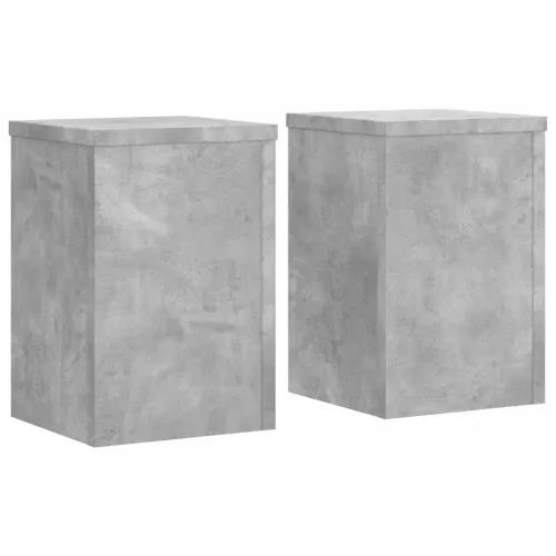 Stalci za biljke 2 kom 25x25x35 cm konstruirano drvo - Betonska siva 25 x 25 x 35 cm Cijena