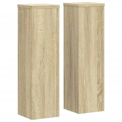 Stalci za biljke 2 kom boja hrasta 17 x 17 x 60 cm drveni - Hrast sonoma 17 x 17 x 60 cm Cijena