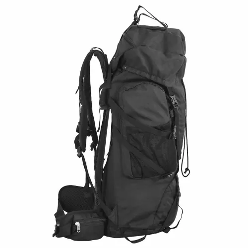 Ruksak za planinarenje crni 60 L od tkanine Oxford - Crna 60 l Cijena