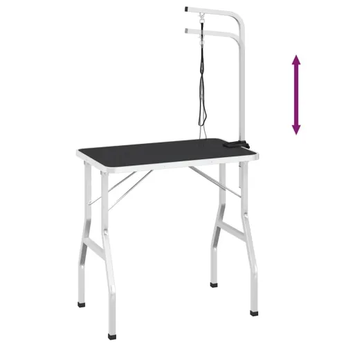 Stol za pranje i šišanje ljubimaca podesivi s 1 omčom - 84 x 48.5 x 145 cm Cijena