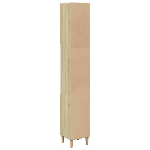 Kupaonski ormarić boja hrasta 30x30x190 cm konstruirano drvo - Sonoma hrast Cijena