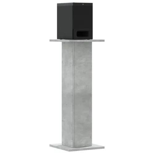 Stalci za zvučnike 2 kom 30 x 30 x 80 cm konstruirano drvo - Beton siva 30 x 30 x 80 cm Cijena